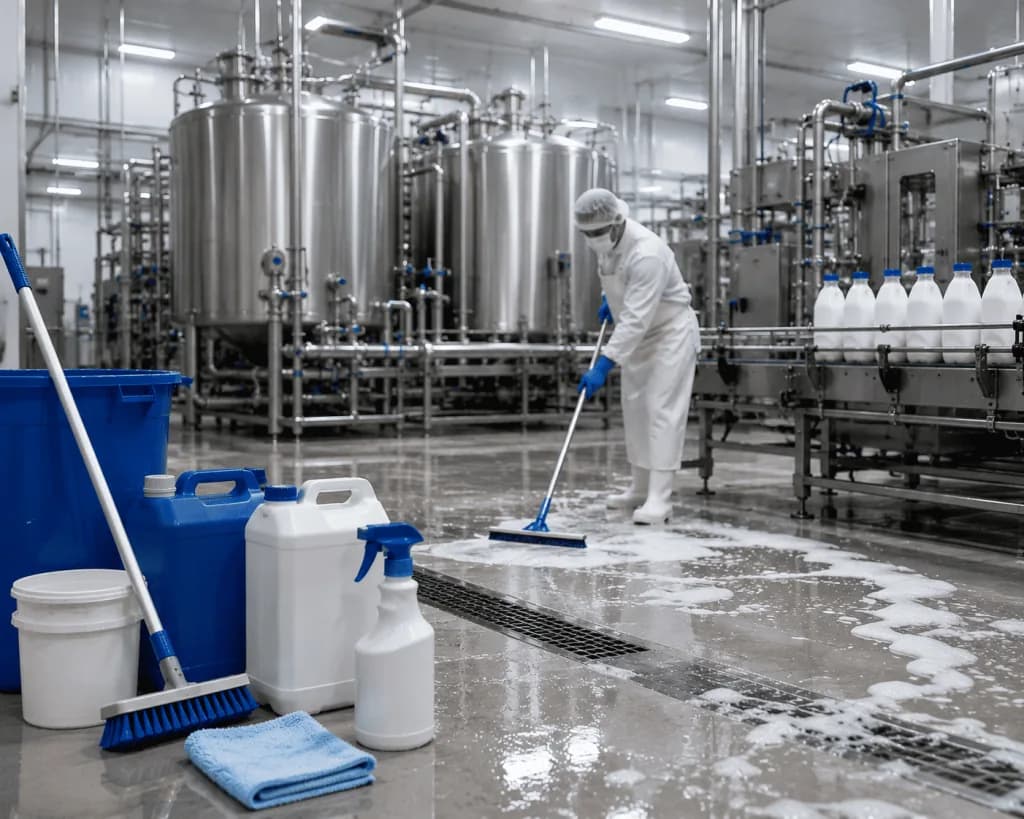 Soluções de higienização industrial para frigoríficos e abatedouros em Belo Horizonte e Minas Gerais — linha PLURON Nova Clean+